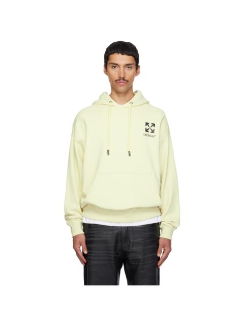 Off-White Yellow Small Arrow Skate Hoodie