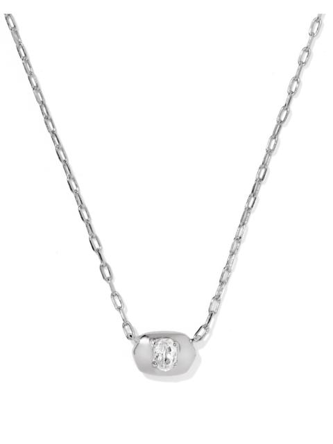 KENDRA SCOTT Bria Silver Short Pendant Necklace