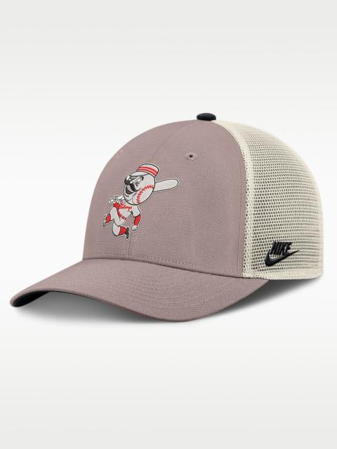 Nike Cincinnati Reds Cooperstown Rise Men's Nike MLB Adjustable Trucker Hat