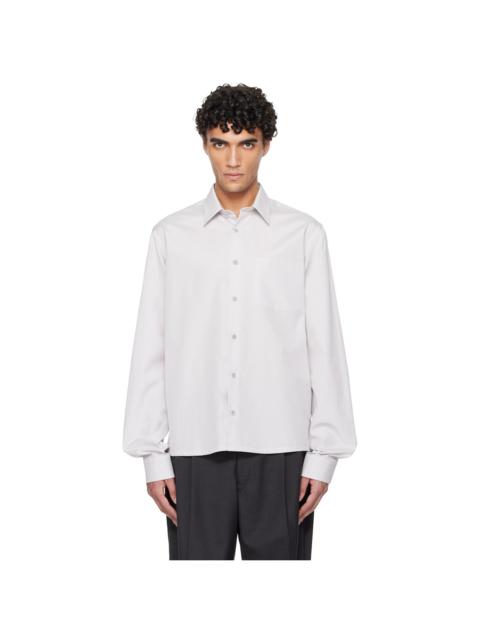 RIER Gray Popeline Shirt