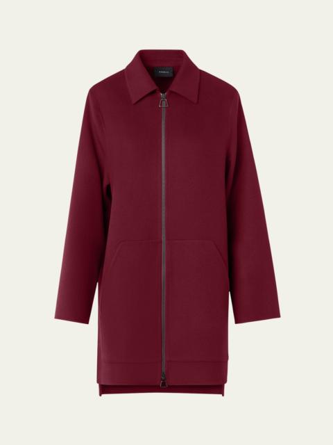 AKRIS Fabiola Double-Face Cashmere Coat