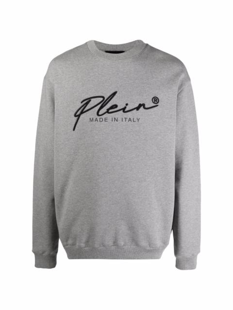 signature logo-print sweatshirt