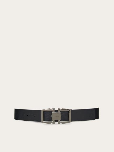 Reversible and adjustable Gancini belt