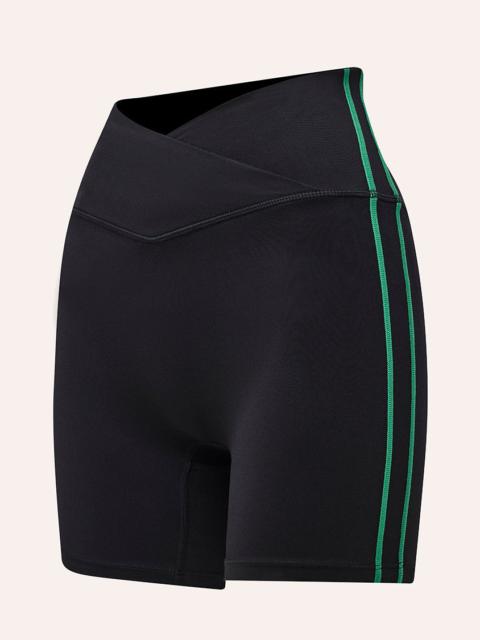 P.E NATION CLARITY 5" BIKE SHORT IN BLACK & AMAZON