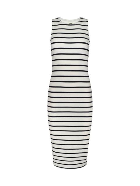 L'AGENCE Nura Racerback Midi Dress