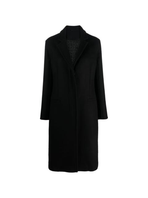 Givenchy single-breasted wool-blend coat