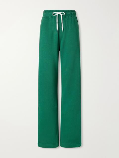 Polo Ralph Lauren Cotton-blend jersey straight-leg sweatpants Forest green