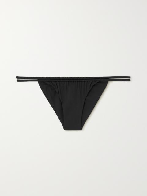 MELISSA ODABASH Luxor Ruched Stretch Bikini Briefs
