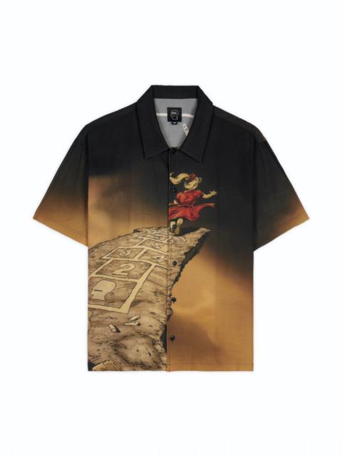 BRAIN DEAD Brain Dead x Korn Follow The Leader Button Up Shirt - Tan
