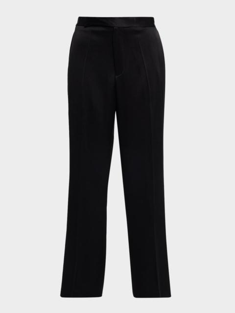 Polo Ralph Lauren Satin Relaxed Straight Pants