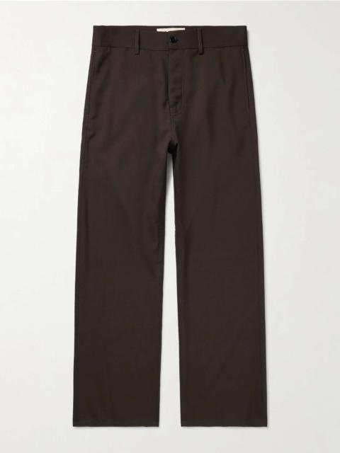 Straight-Leg Virgin Wool Chinos