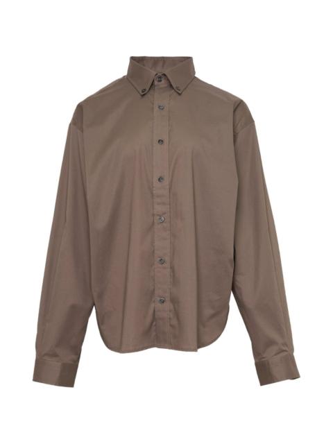 VAQUERA button-down curved-hem shirt