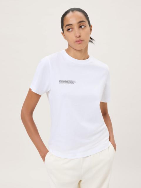 PANGAIA Womens Midweight T-Shirt - White