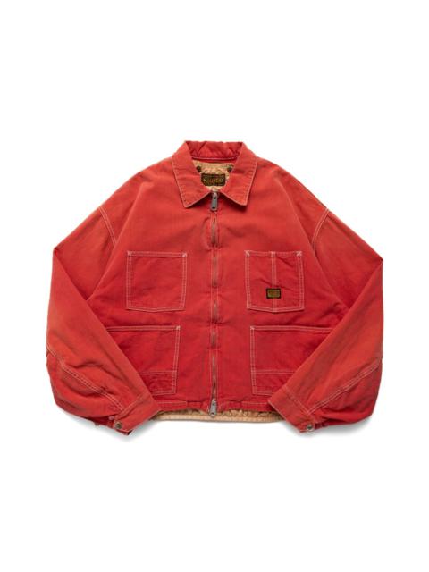 CALIFORNIA RED Canvas Coverall Lined Drizzler - Red