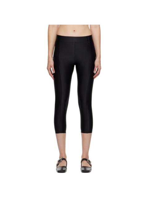 lesugiatelier Black Piping Leggings