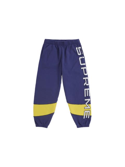 Supreme Supreme Paneled Sweatpant Washed Navy