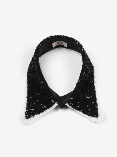 N°21 BLACK SEQUIN COLLAR