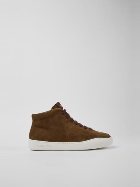 CAMPER Peu Touring Brown nubuck sneakers for women