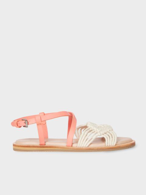 Paul Smith Women's Ecru 'Nishio' Crochet Sandals