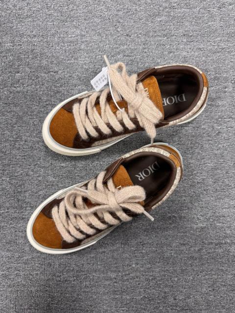 Dior Dior B33 Brown White Leather Sneakers