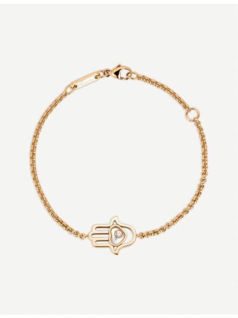 Chopard Good Luck Charms 18ct rose-gold and diamond bracelet
