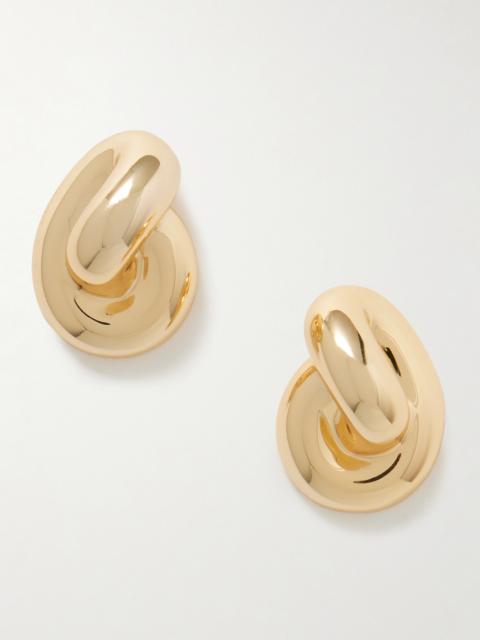 JENNIFER FISHER Knot Gold-plated Earrings