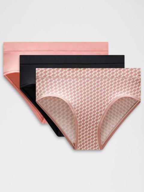 lululemon UnderEase High-Rise Bikini Underwear *3 Pack