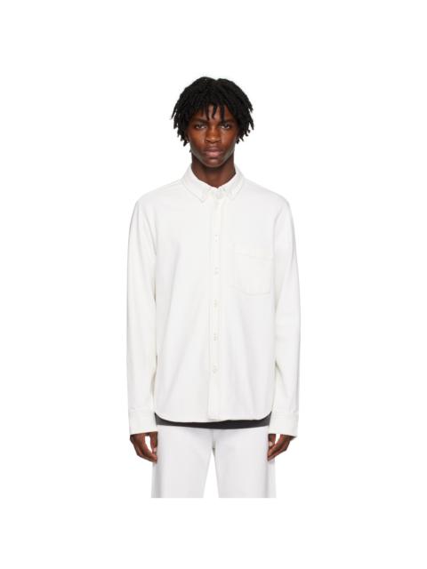Wood Wood White Ansel Denim Shirt