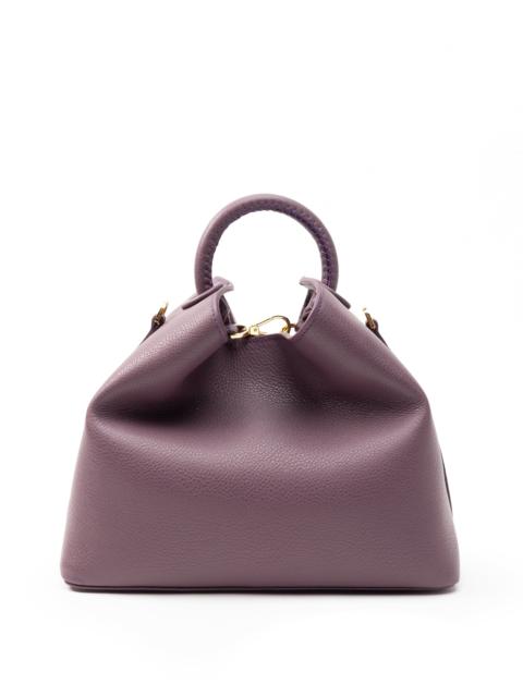 Elleme Raisin Pebbled Leather Blackberry