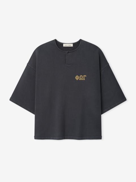ESSENTIALS 3/4 Henley Sweatshirt