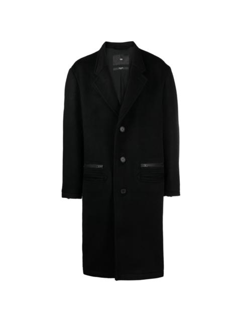 x Adidas tailored single-breasted coat