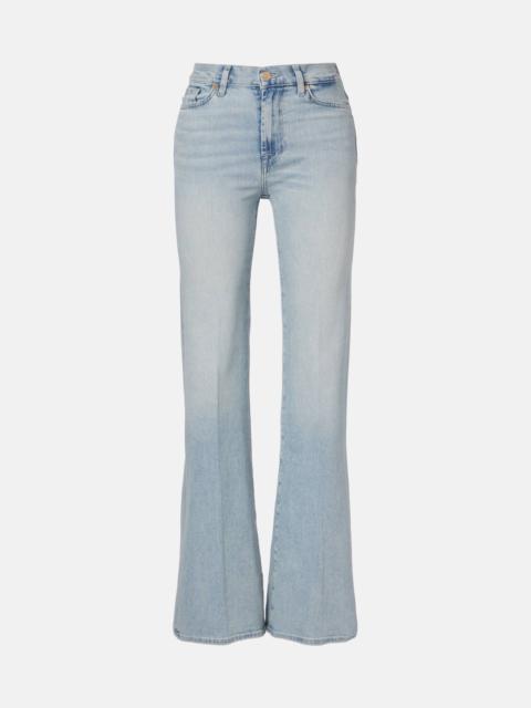 7 For All Mankind Modern Dojo mid-rise flared jeans