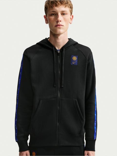 Nike Inter Milan City Side Men's Nike Soccer Full-Zip Fleece Hoodie