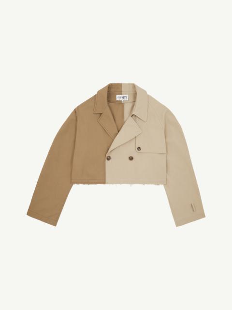 MM6 Maison Margiela Cropped Trench Jacket