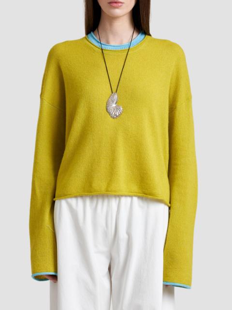 LA LIGNE Women's Dominick Sweater - Key Lime Aqua