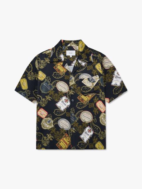 Rhude VIN BANDANA PRINT BUTTON-UP SHIRT