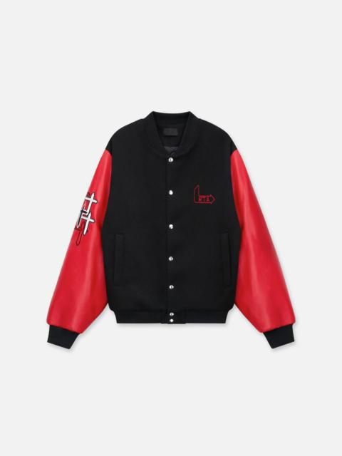 RTA MARTY JACKET | BLACK RED FLAME LOGO