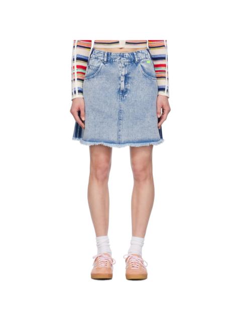 Blue KSENIASCHNAIDER Edition Denim Miniskirt