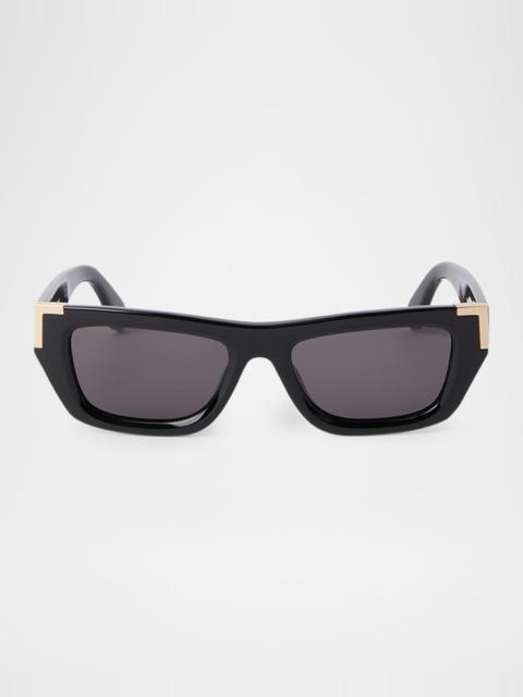 Palm Angels Malibu Rectangle Acetate Sunglasses