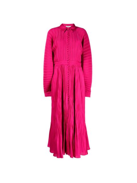 Indiana pleated maxi dress