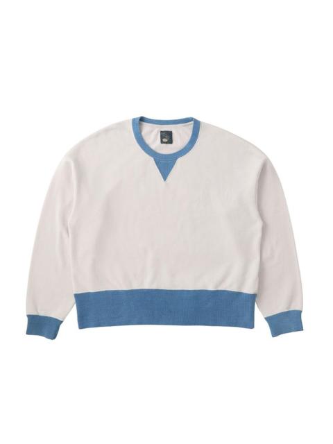 visvim FELLOW SWEAT L/S 2-TONE (N.D.) LT.INDIGO