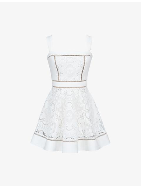 House of CB Ava Broderie-Anglaise Cotton Mini Sundress