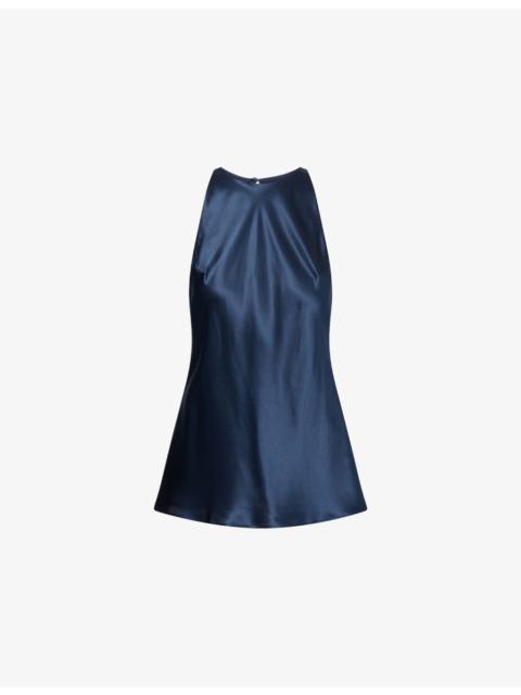Reformation Saskia Sleeveless Silk Top