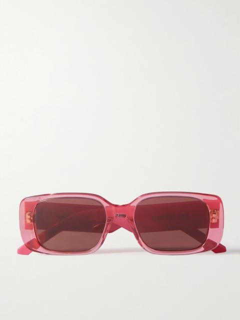 Dior Wildior S2u Rectangular-frame Acetate Sunglasses