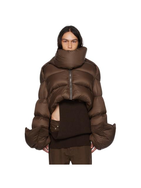 Rick Owens Brown Babel Mountain Down Jacket