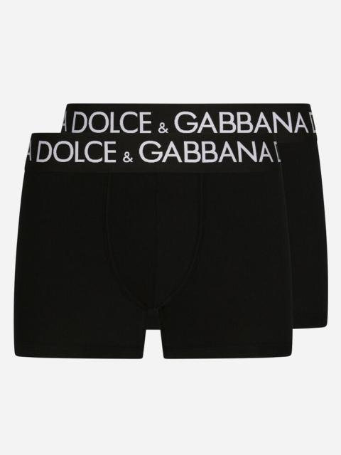Dolce & Gabbana Two-pack cotton jersey boxers