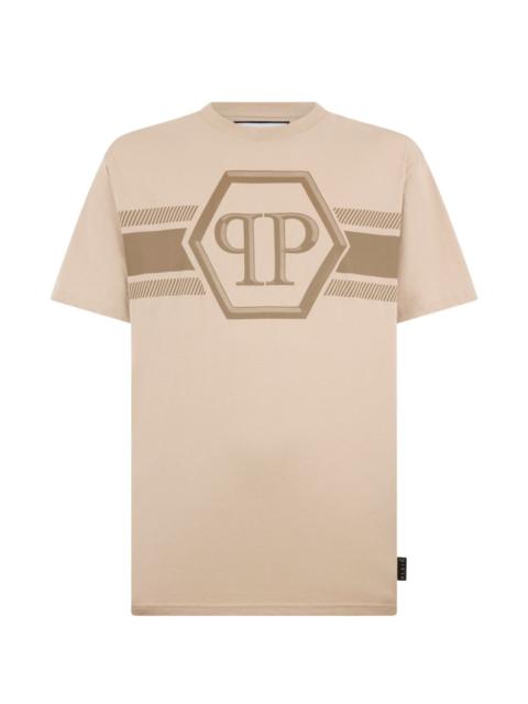PHILIPP PLEIN hexagon line crew-neck T-shirt