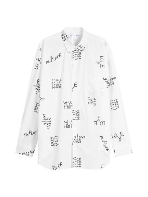 Comme des Garçons SHIRT Comme des Garçons SHIRT Printed Poplin Shirt