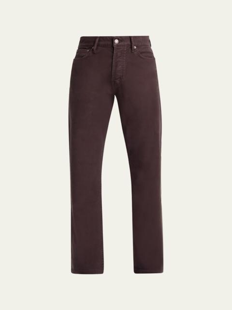 TOM FORD Men's Wool Straight Leg Five-Pocket Pants