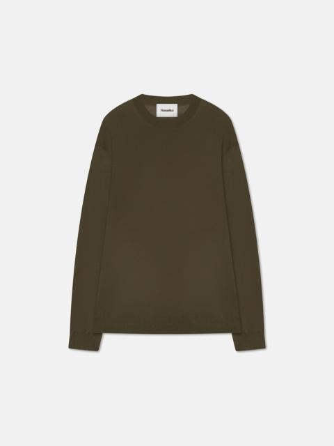YOSSI - Merino wool sweater - Khaki